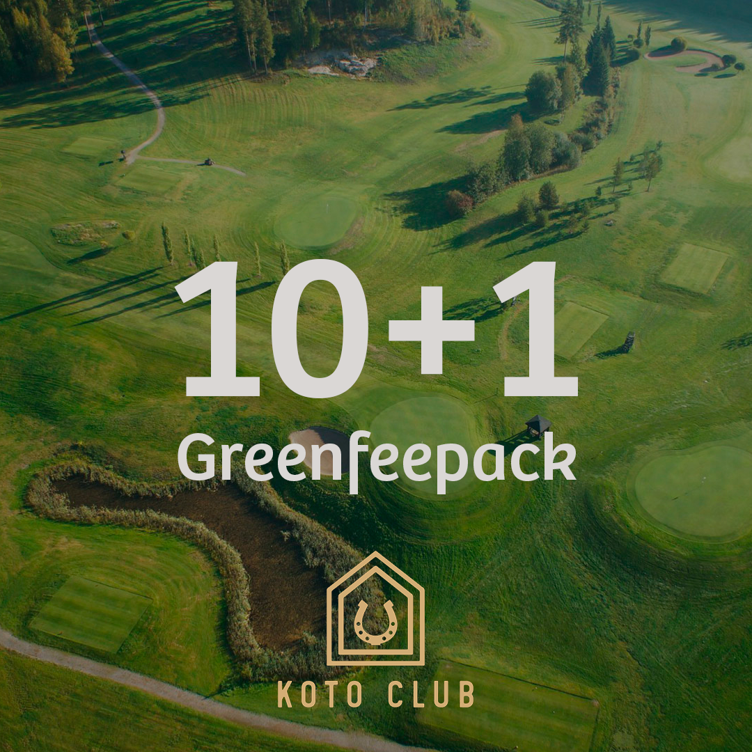 10+1 Green fee -paketti (Koto Golf)