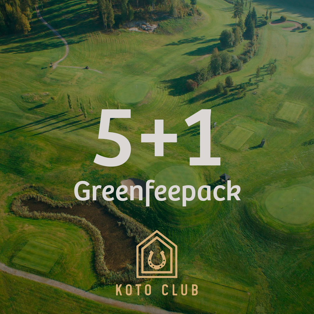 5+1 Green fee -paketti (Koto Golf)